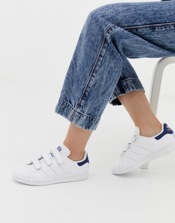 adidas Originals Stan Smith Cf Bijele Tamnoplave - Ženske Tenisice | 18620ZAQJ